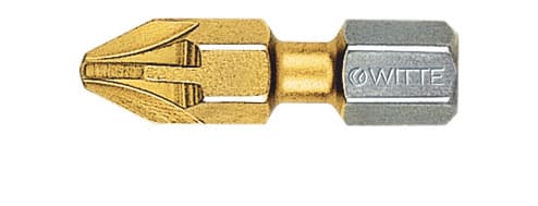 Бита РZ 1x25 мм 1/4'' BITFLEX TiN покр. нитрид титана