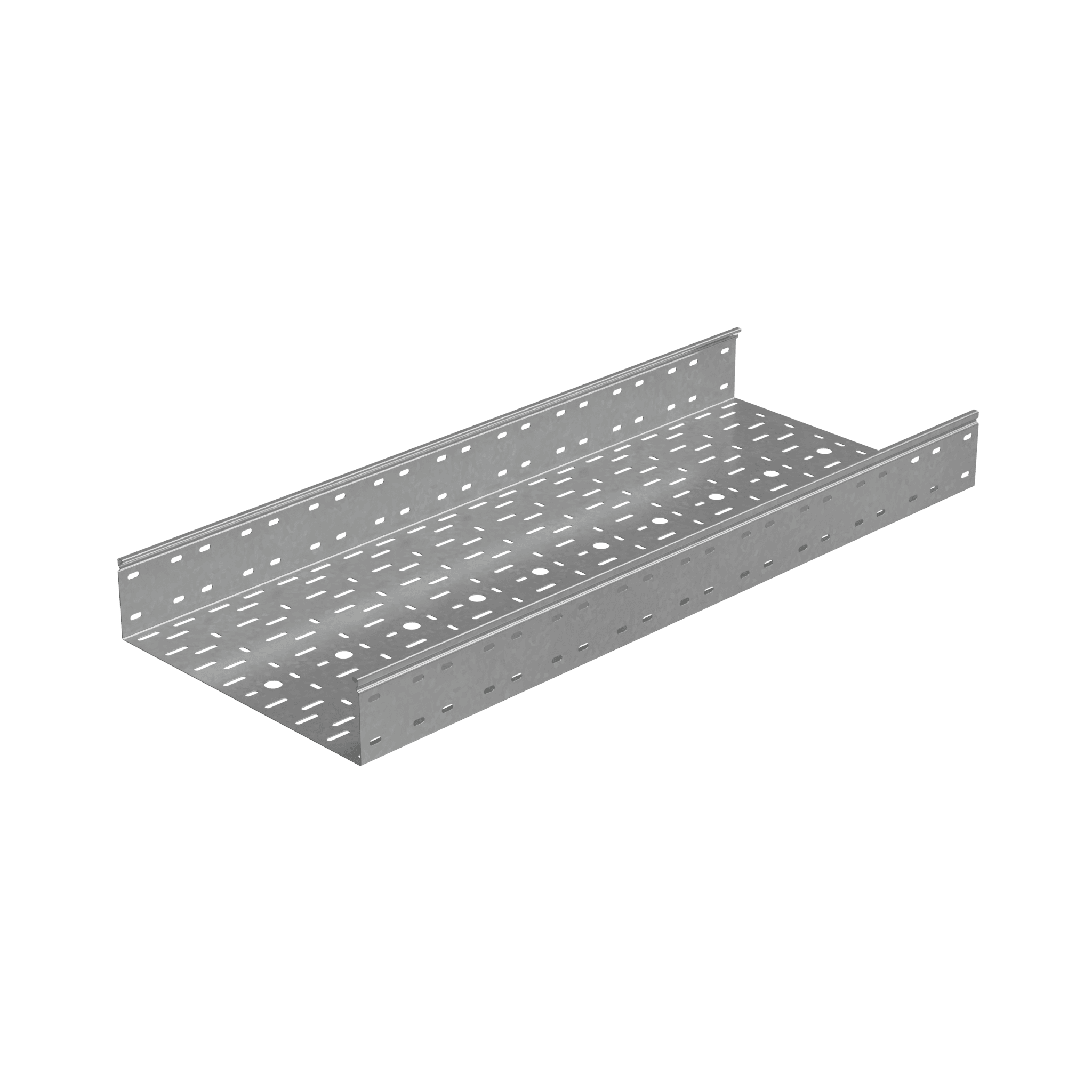 Лоток перф. 100х400х1,0 L2000 мм Стандарт ПЛЮС INOX304