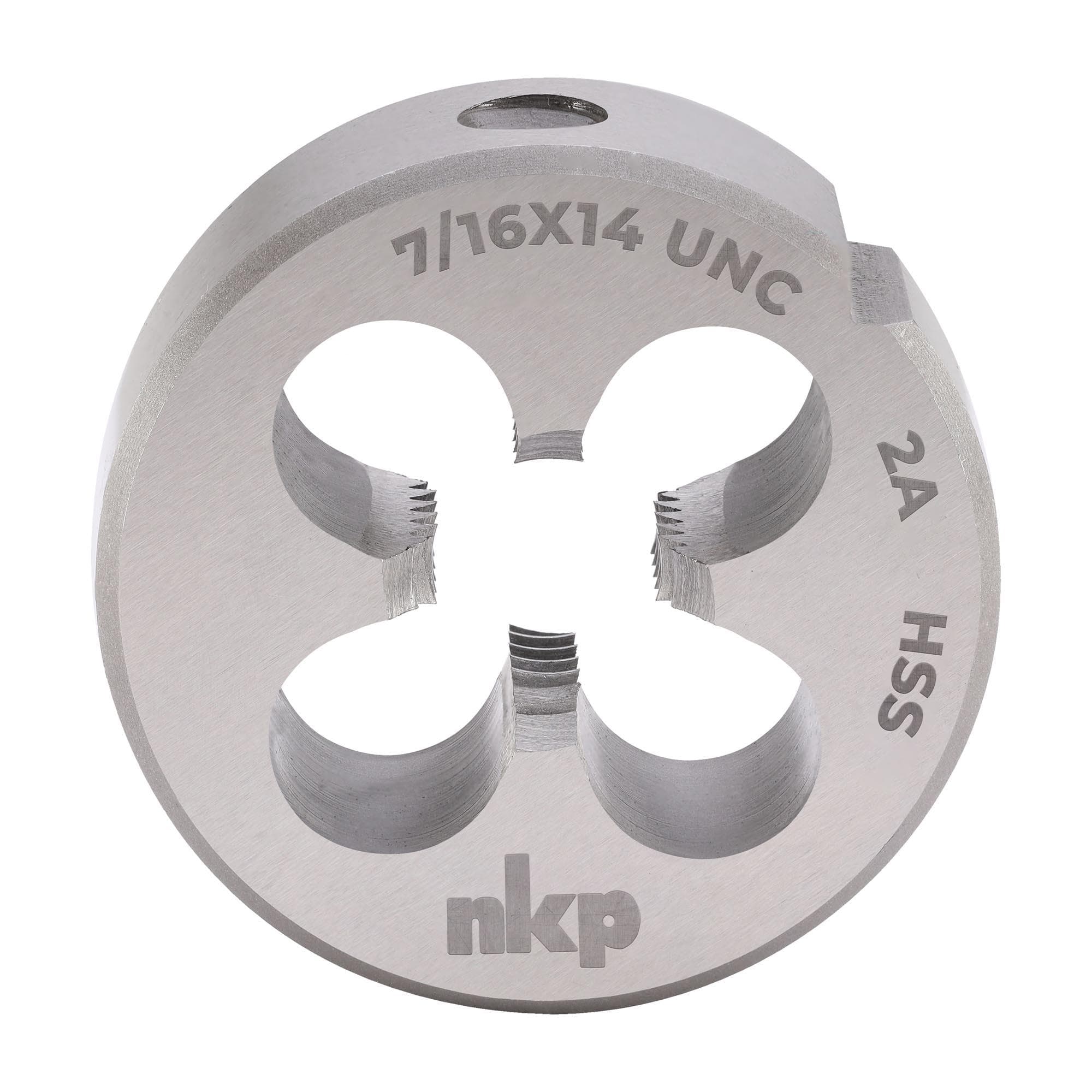 Плашка дюймовая UNC 7/16-14 HSS DIN22568 30x11мм