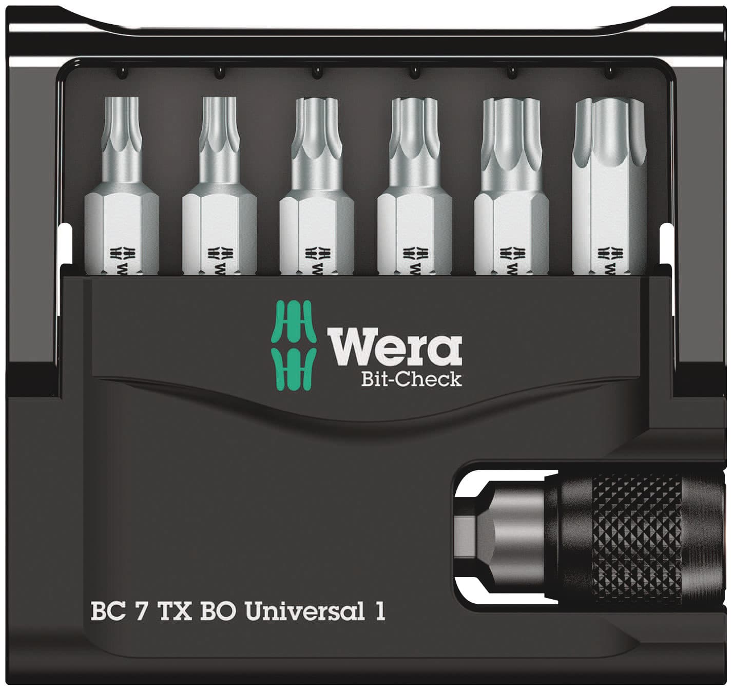 Набор бит с битодержателем Bit-Check 7 TX BO Universal 1 универсальное применение 7 предметов