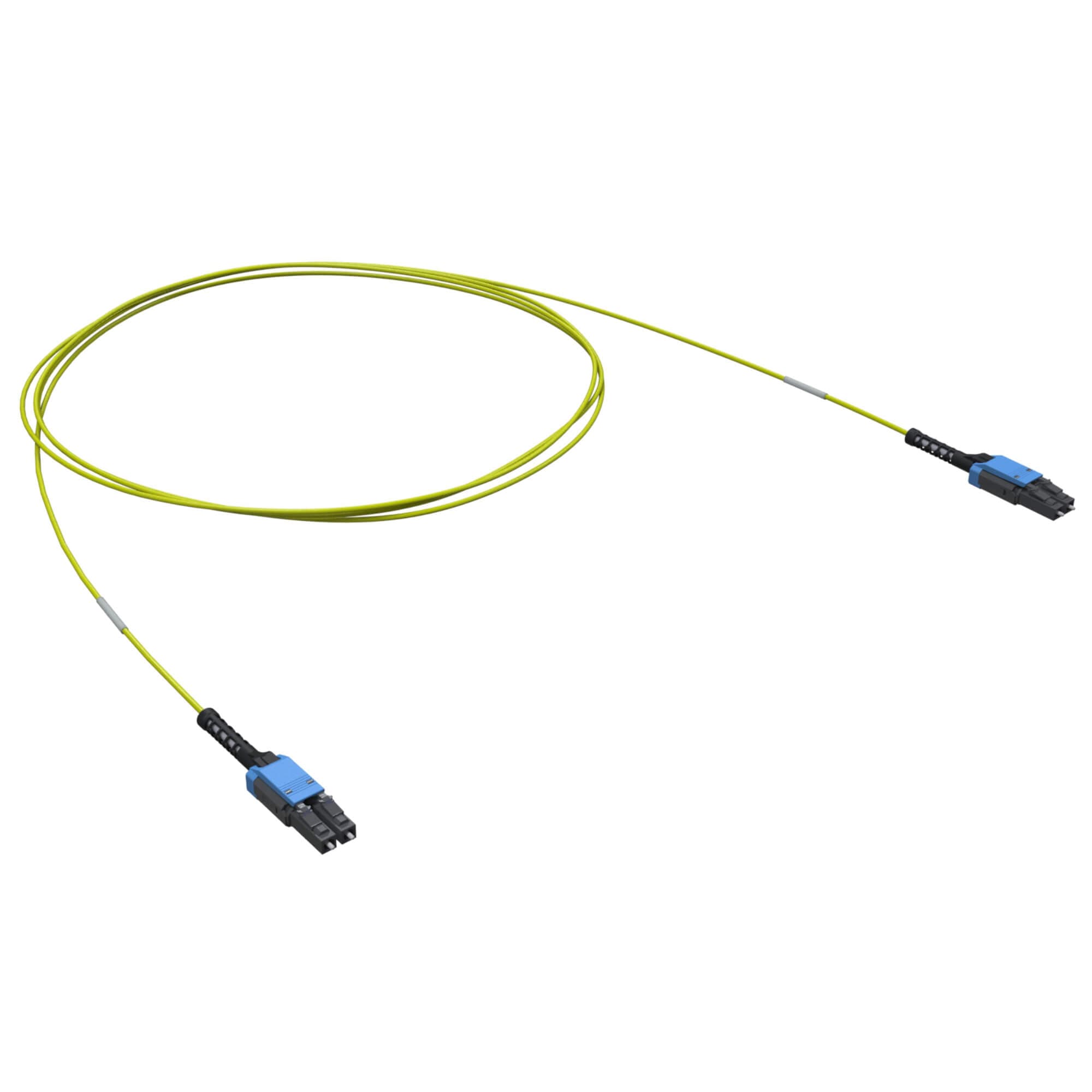 Патч-корд оптический 2ОВ 9/125 OS2. LC-UPC Dupleх Uniboot/LC-UPC Dupleх Uniboot. 2м