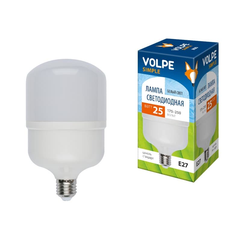 Лампа светодиодная LED-M80-30W/DW/E27/FR/S матовая, Simple, дневной свет (6500K)