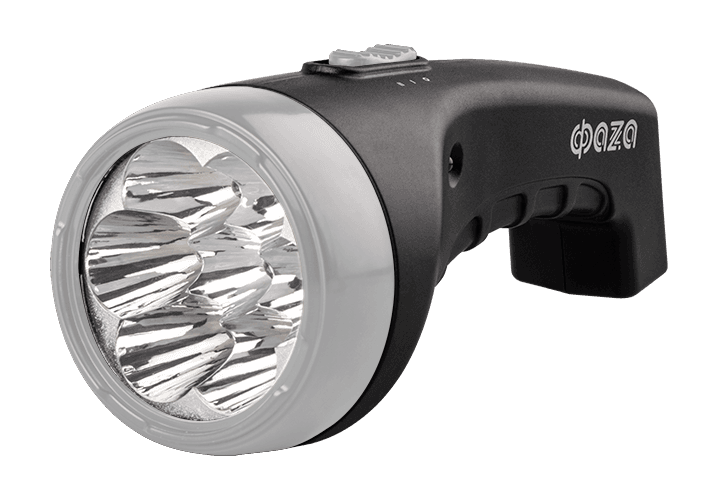 Фонарь аккумуляторный AccuF2-L07-bk (черн.)