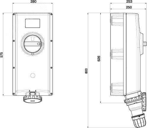 Трансформатор тока CT30 750A, класс 0.5S, 10ВА