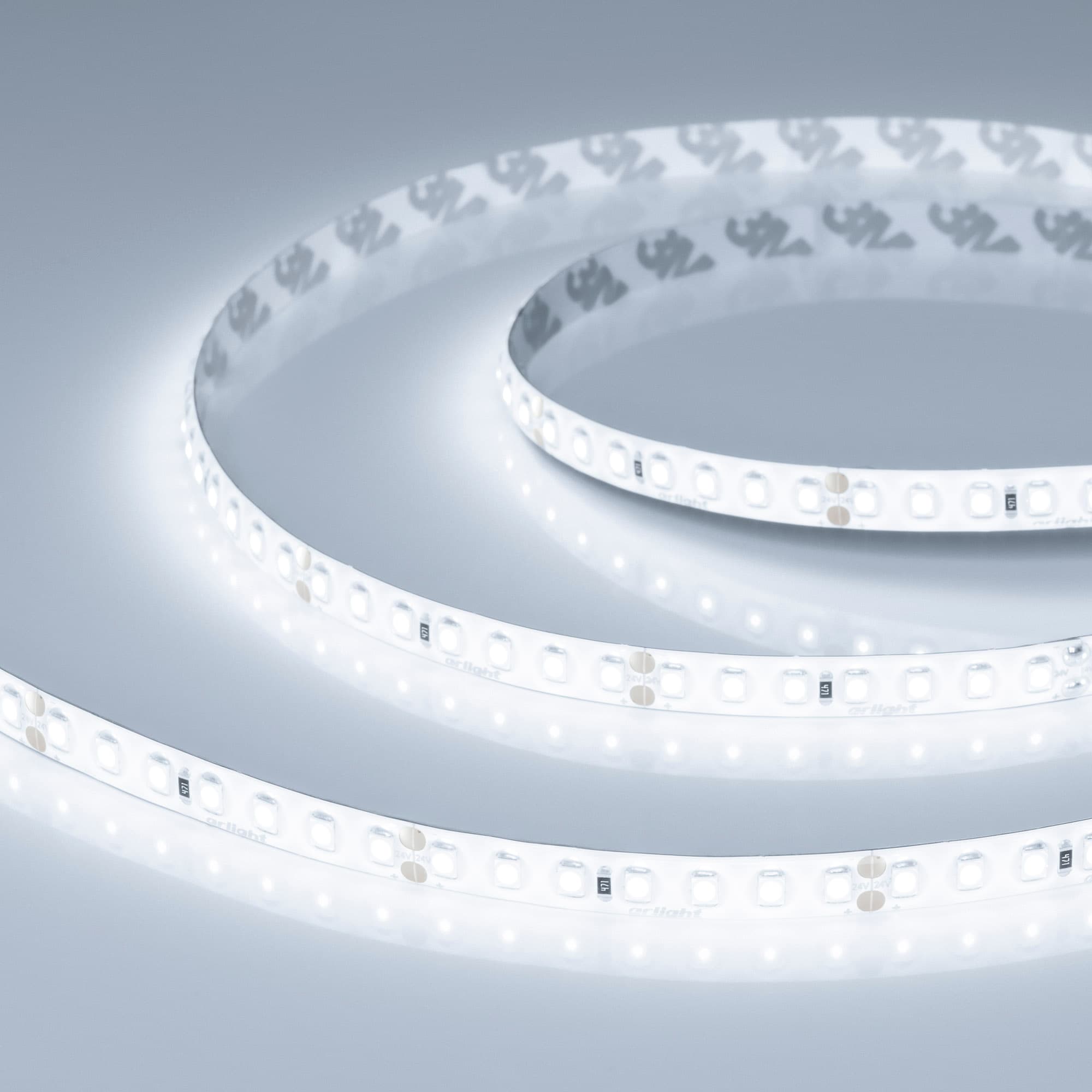 Лента светодиодная 5 Вт/м 24В IP65 6000K 140LED/м UL/RTW-A140-8mm SMD 2835 5 м