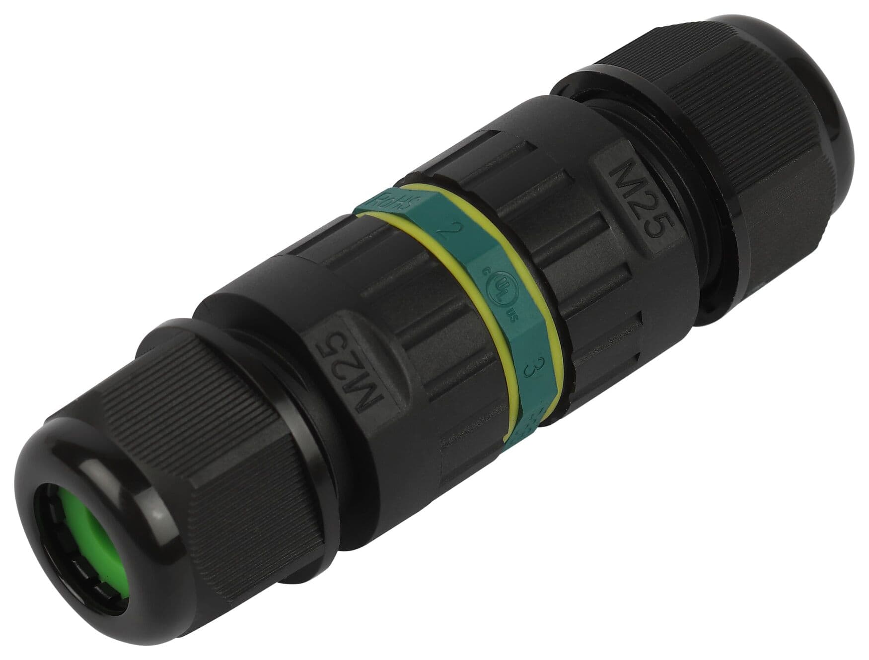 Коннектор кабельный прямой 5-Pin 0.5-2.5 мм2 NO-224-674 безвинтовой IP68