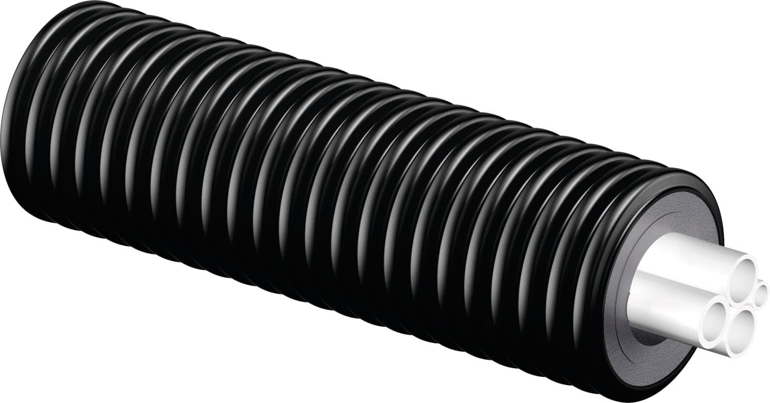 Труба теплоизолированная Quattro Midi 2X32X4,4-25X3,5-20X2,8/140 PE-Xa, PN10