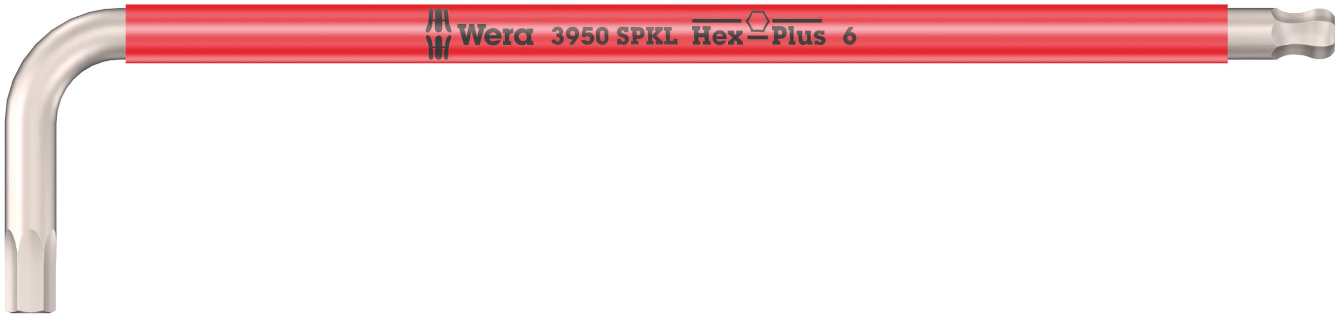 Ключ Г-образный 3950 SPKL Multicolour нержавеющая сталь с шаром 6X172 мм