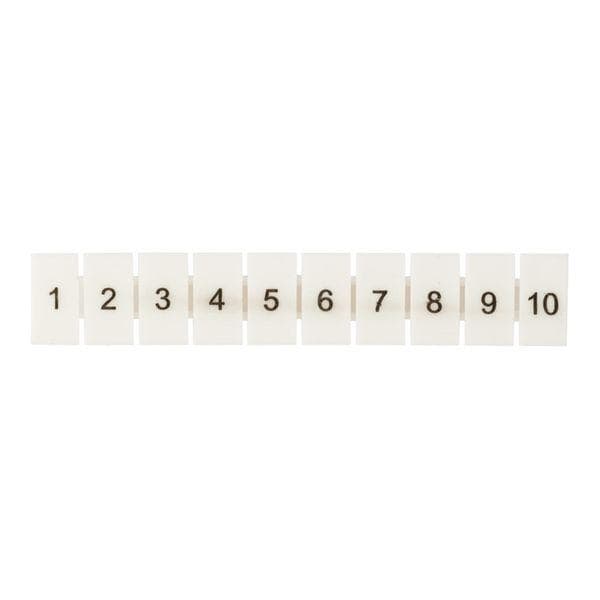 Маркеры для UT/ST/Push-in 2,5 с нумерацией 1-10 (100 шт.) EKF