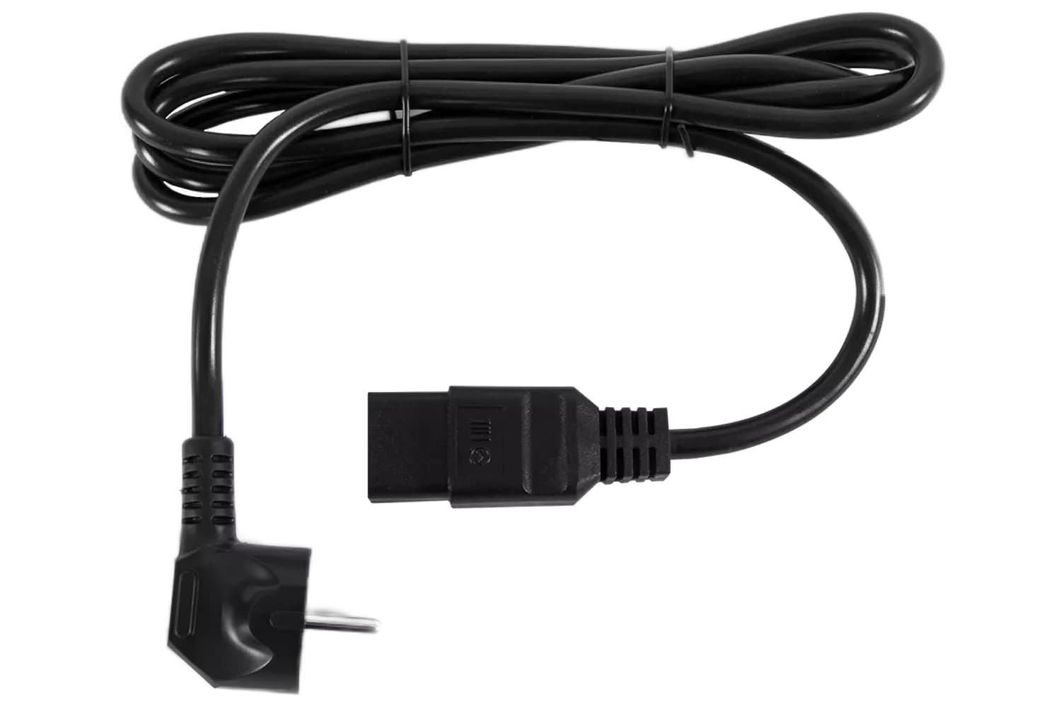 Шнур питания с заземлением IEC 60320 C19/Schuko 16А / 250 В (3x1.5) длина 1.8 м
