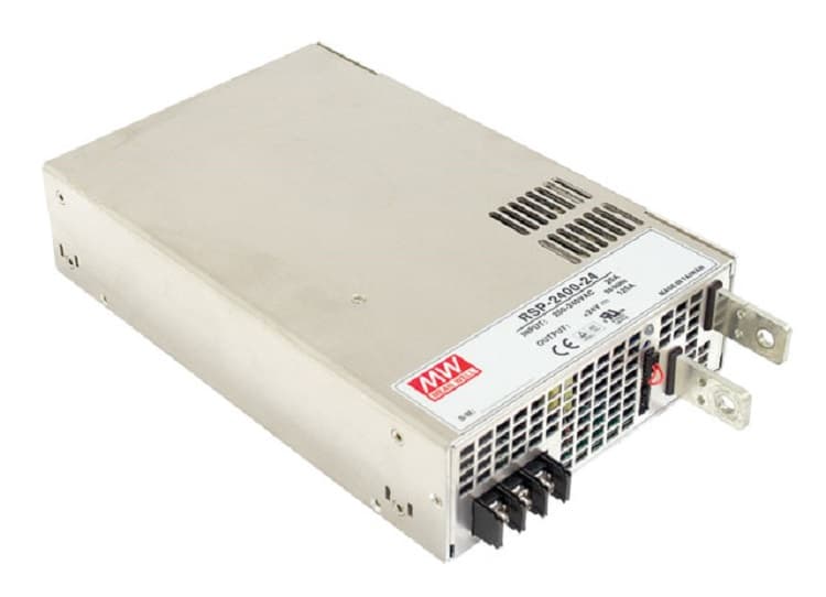 Блок питанияAC-DC, 2400Вт, вход 180…264V AC, 47…63Гц 254…370В DC, выход 12В0…166,7A, рег. вых=±10%Uном,  изоляция 3000В AC, в корпусе 278х177,8х63.5мм, -20…+70°С