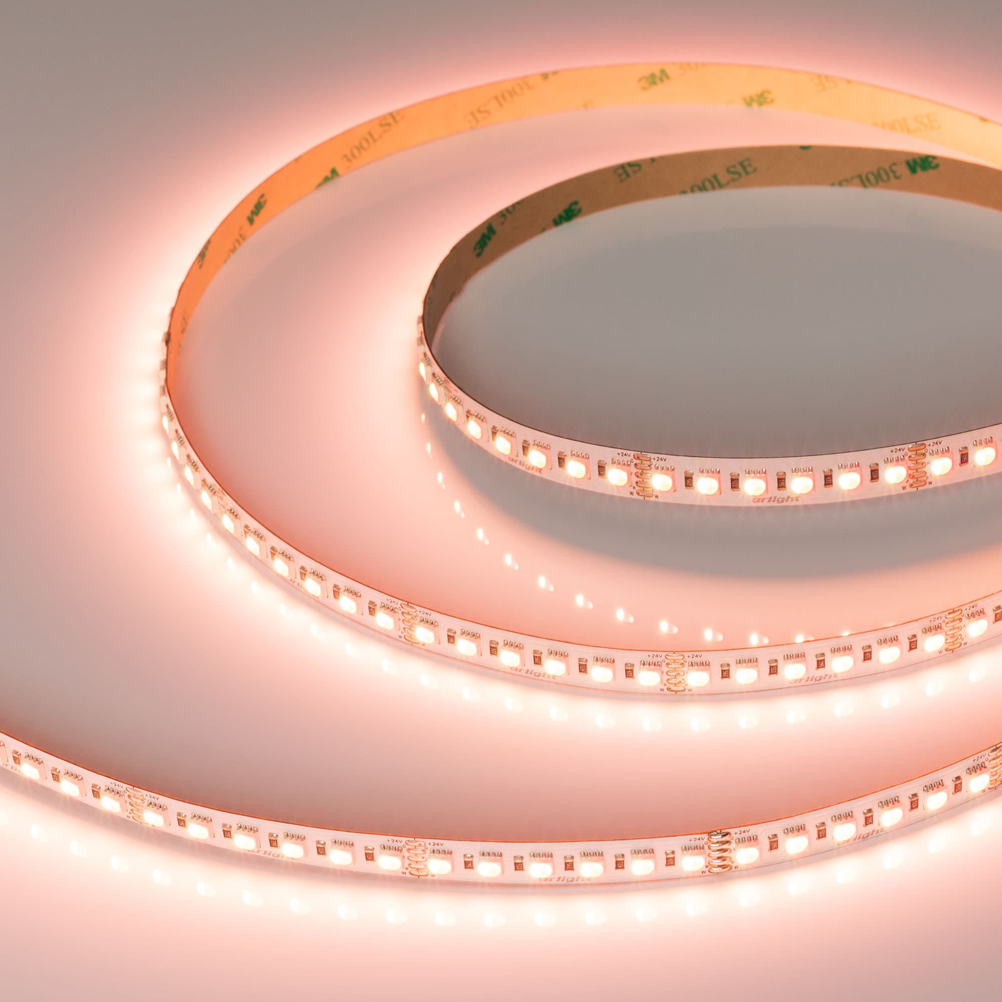 Лента светодиодная 25 Вт/м 24В IP20 RGBW 120LED/м RT-H120-10mm SMD 4040 5 м