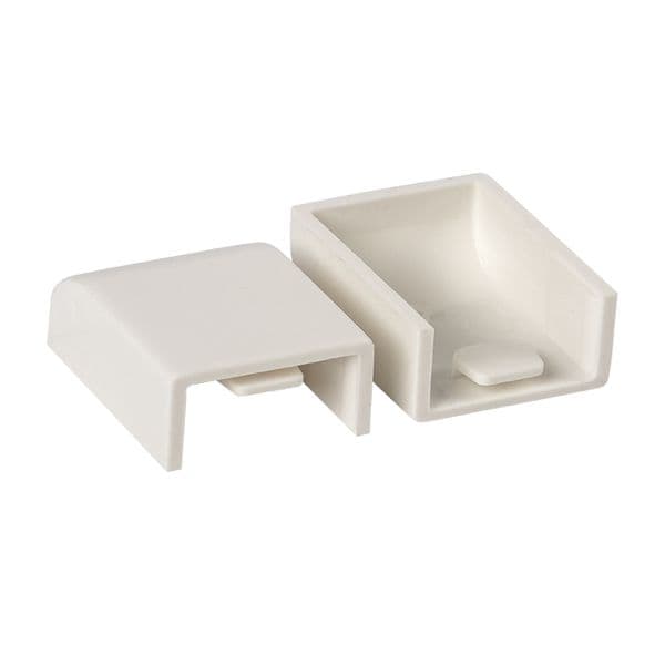 Заглушка (20х10) (4 шт) Plast Белый