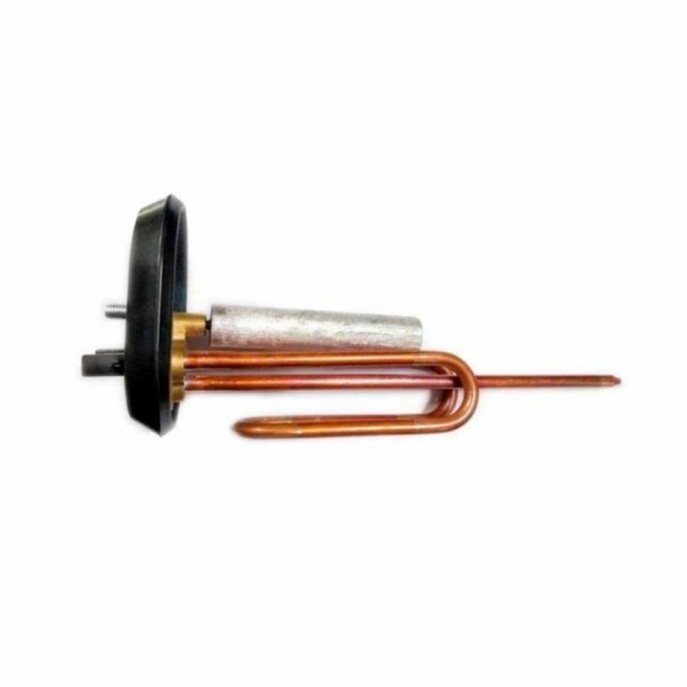 КОМПЛЕКТ: ТЭН RCA 1500Вт, D48мм, М5, 220В + овальный фланец с прокладкой + анод М5