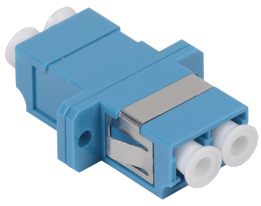 Адаптер  оптический проходной LC-Duplex. OS2. UPC