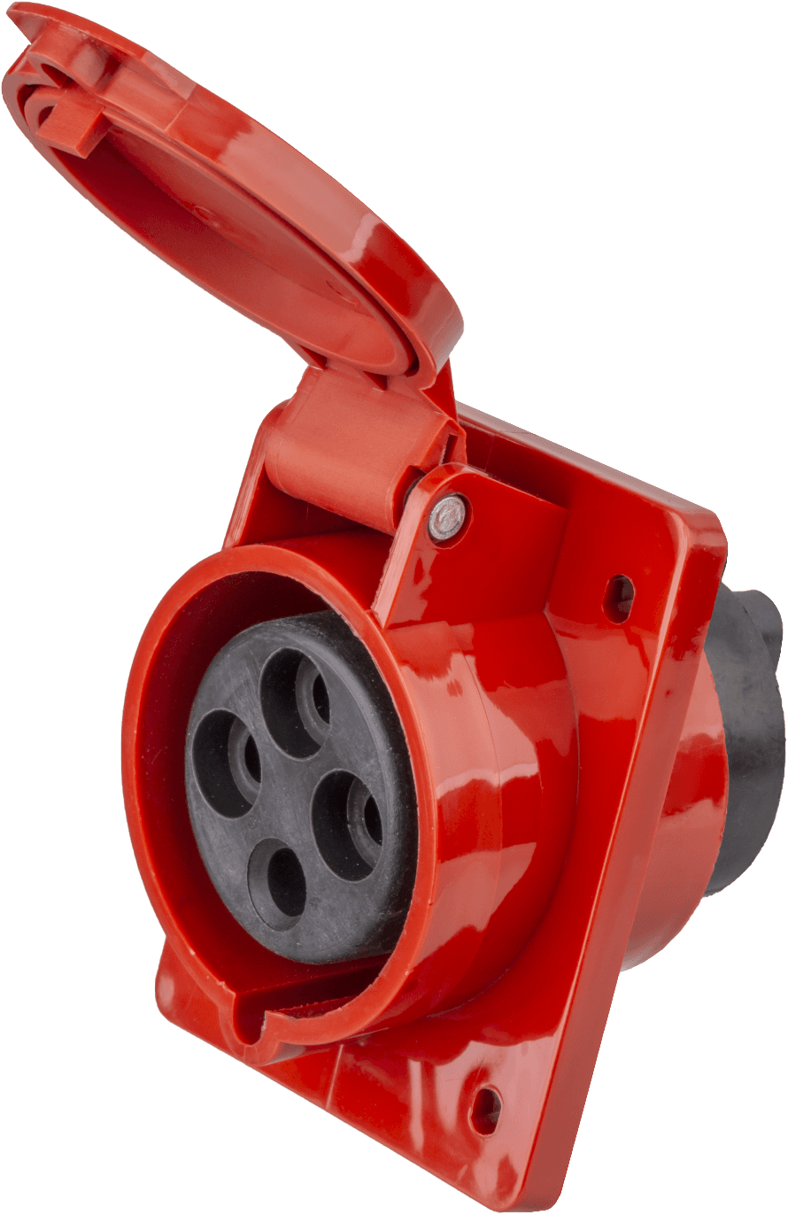 Розетка NCA-SR424-32-380 стационарная скрытая 32А 3P+PE IP44