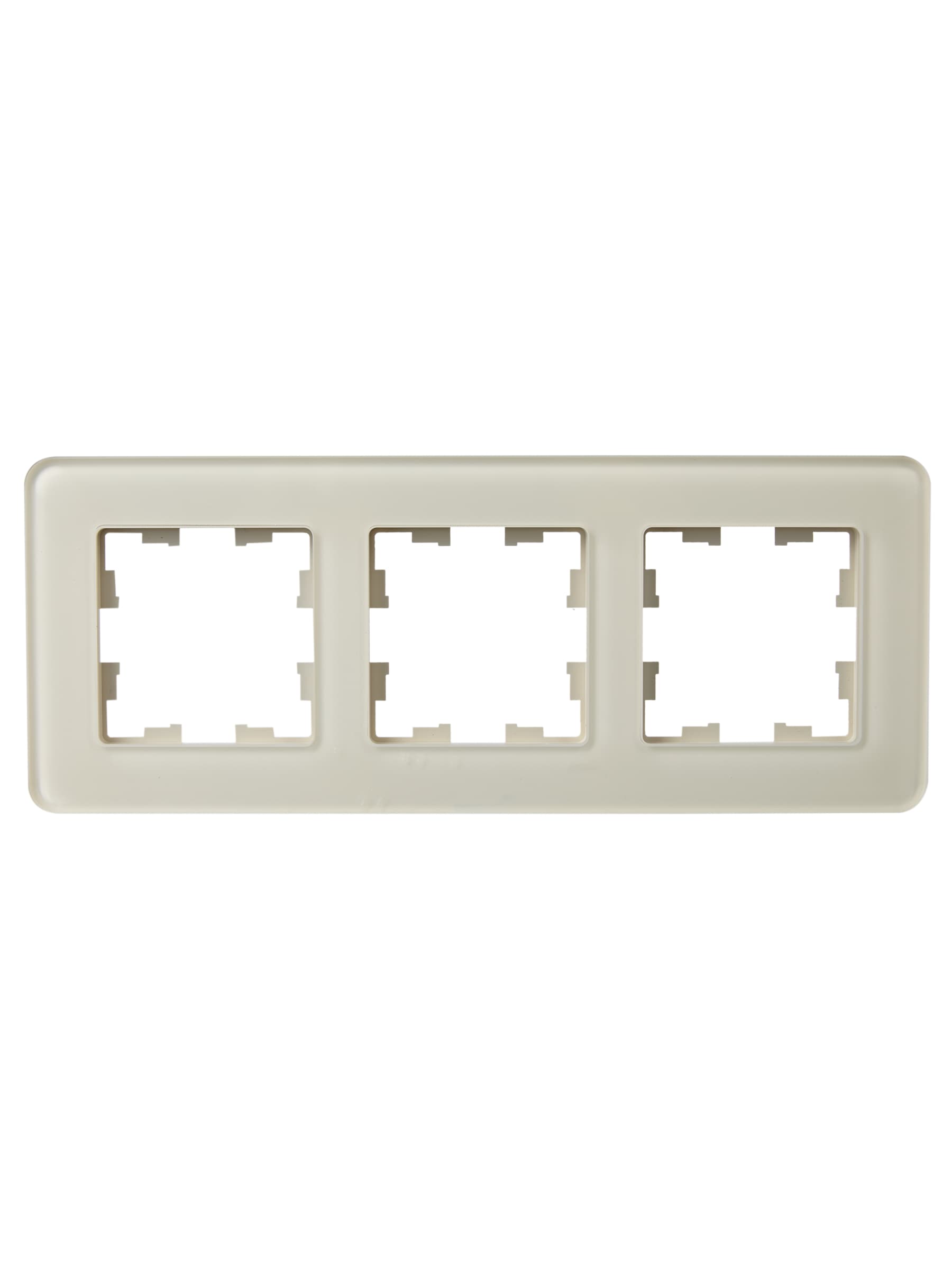 BRITE Рамка 3 поста РУ-3-2-Бр стекло песчаный RE IEK