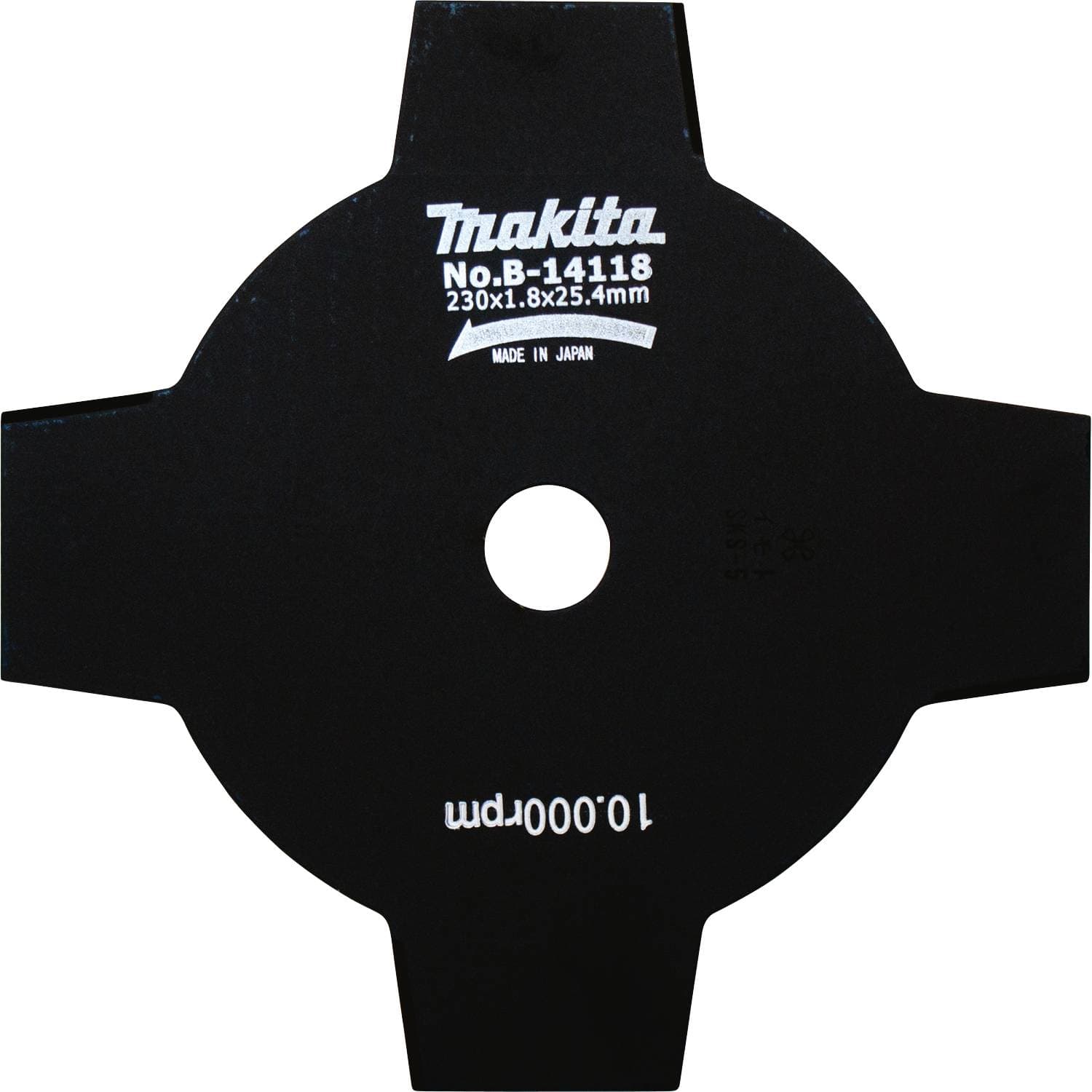 Нож для травы, 4 зуба, d- 230x25,4мм