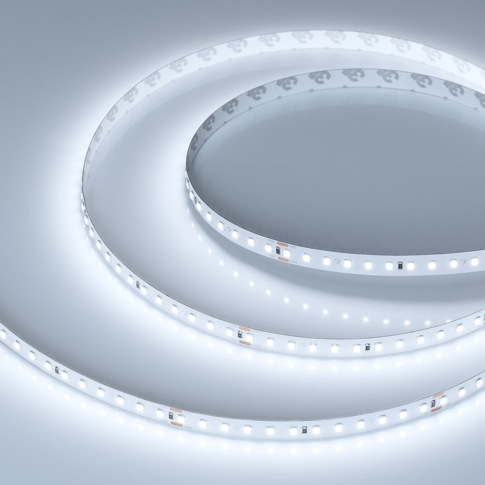 Лента светодиодная 10 Вт/м 48В IP20 6000K 120LED/м UL-A120-10mm SMD 2835 30 м