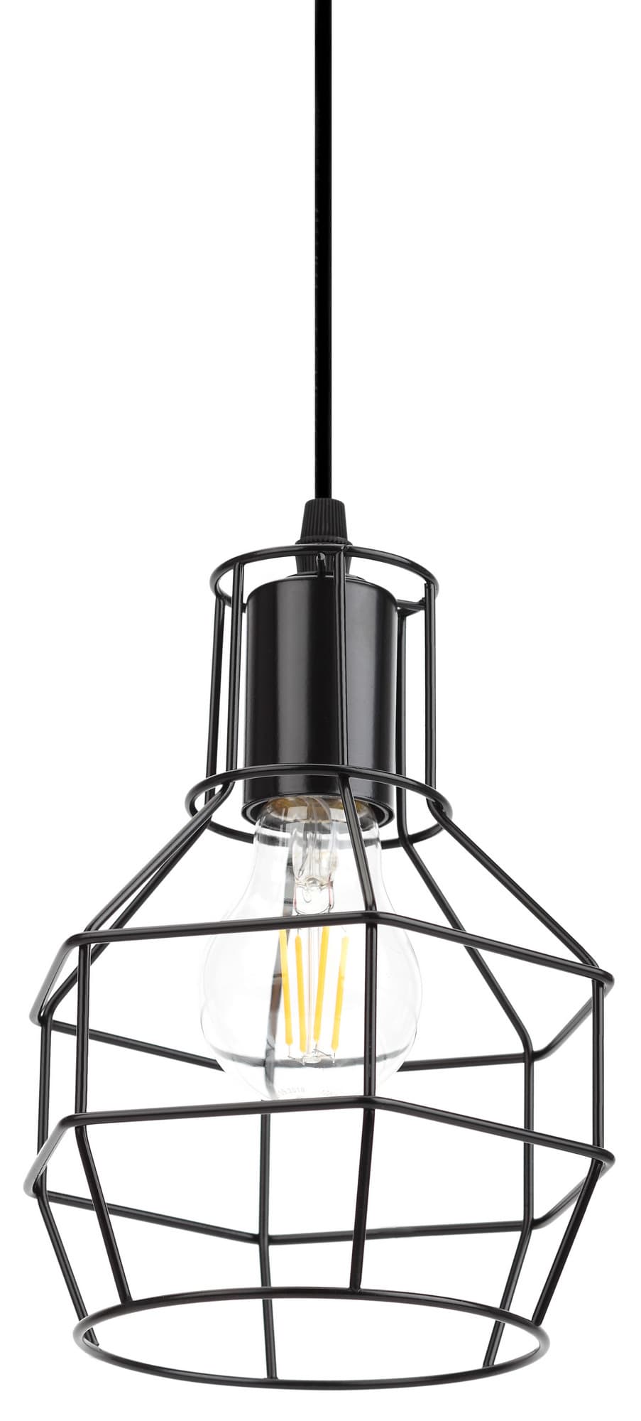 Подвес PL11 BK металл, E27, max 60W, d160 мм, черный 20/120