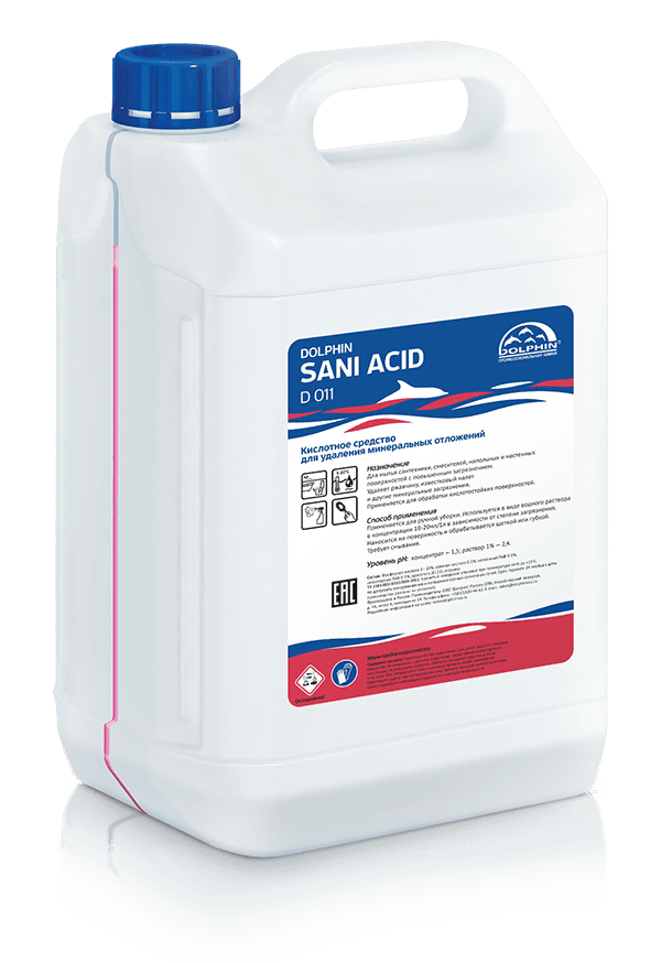 Средство Dolphin ''Sani-Acid'', 5 л., для сантехники