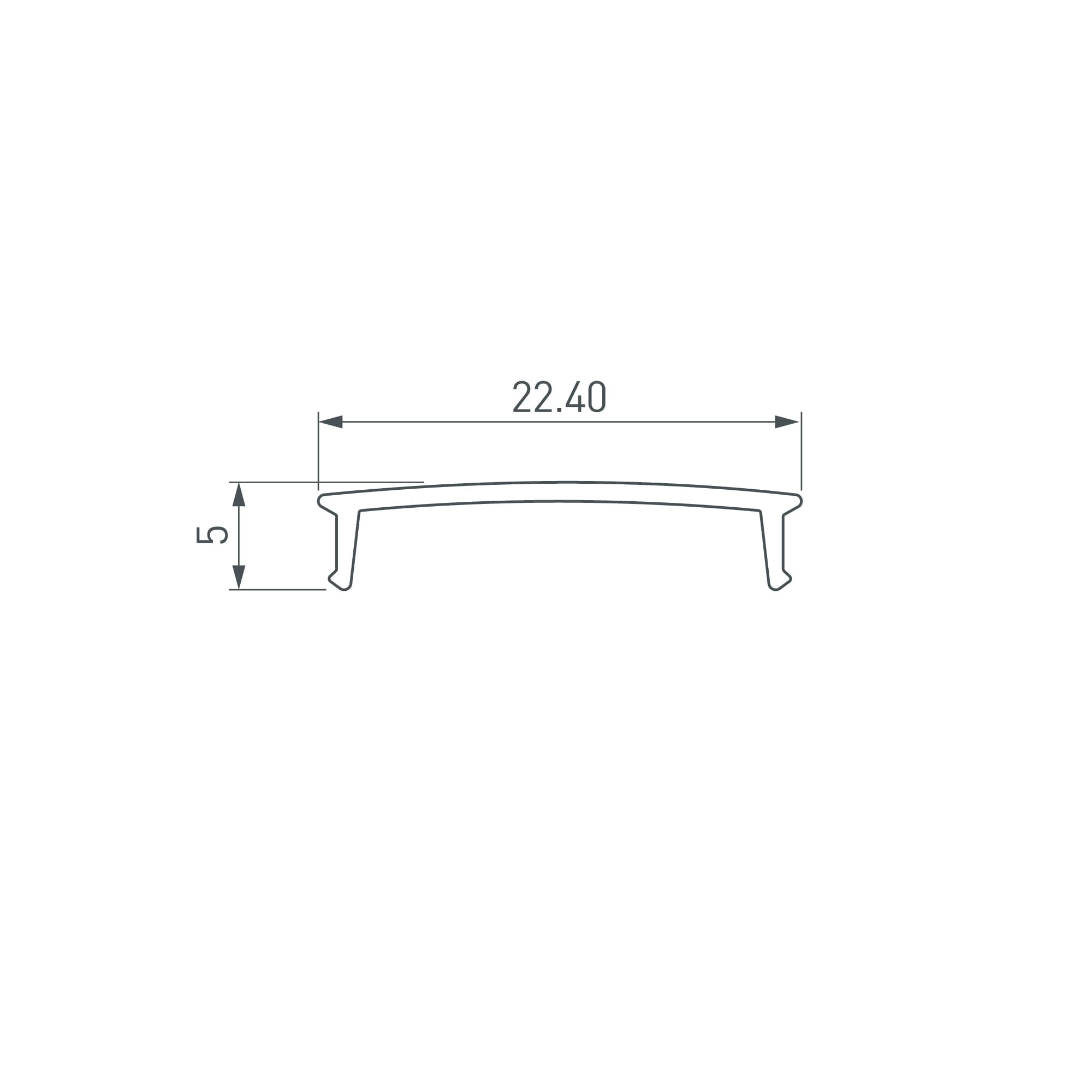 Экран COMFORT21-V-FANTOM-2000 OPAL (ARL, пластик)