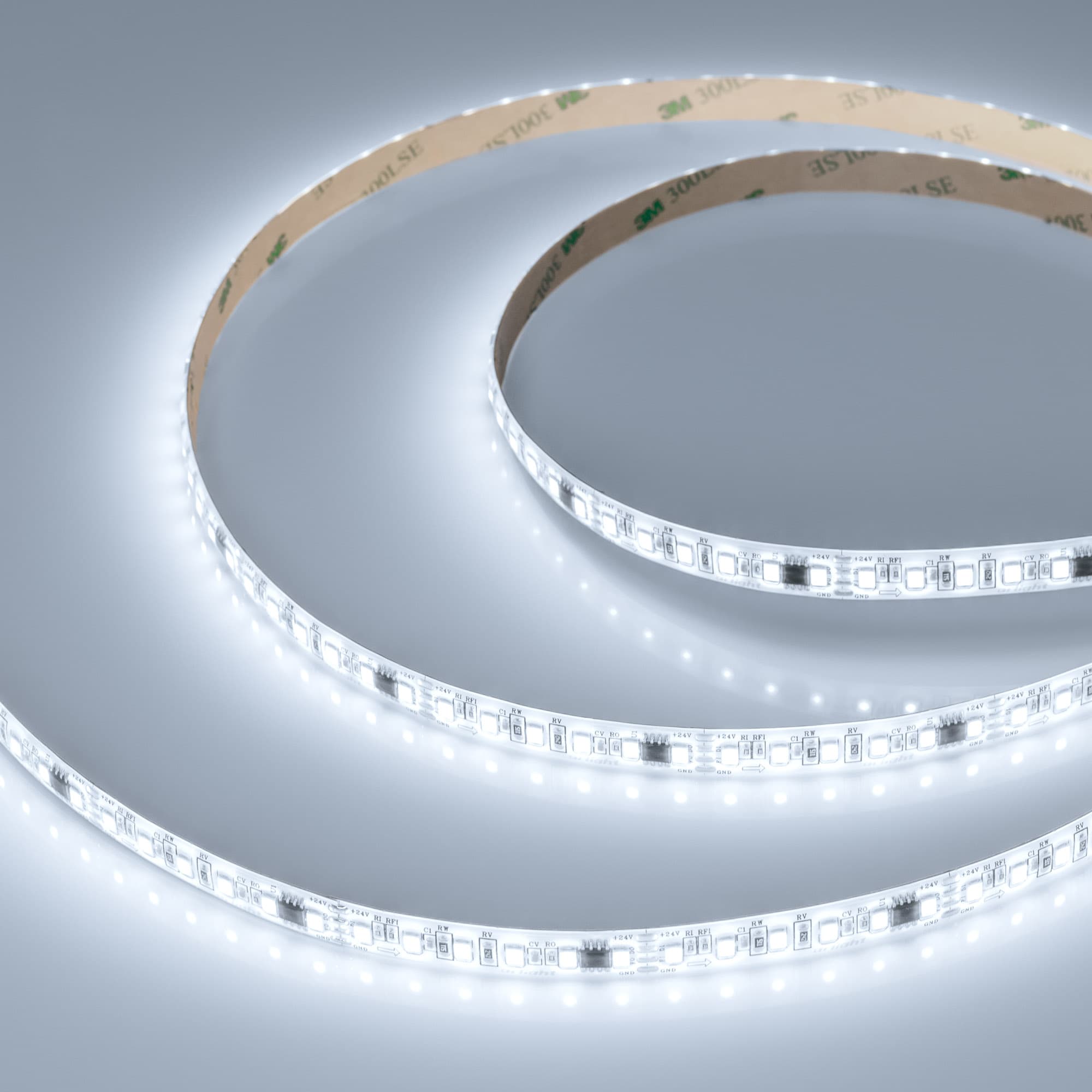Лента светодиодная 11 Вт/м 24В IP65 6000K 120LED/м SPI-A120-10mm SMD 2835 5 м