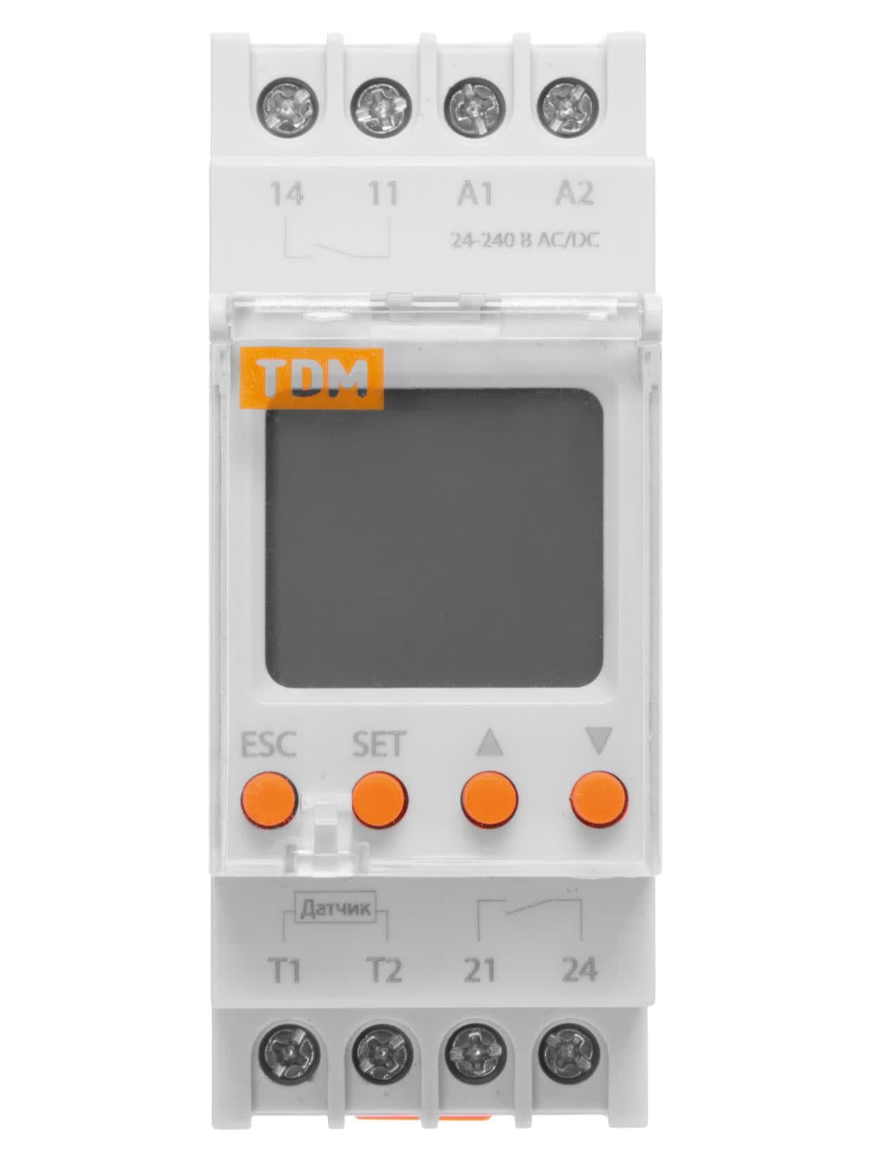 Реле температуры РТ-820M (-25+130C, 24-240В АС/DC, с датч IP67, ЖК)