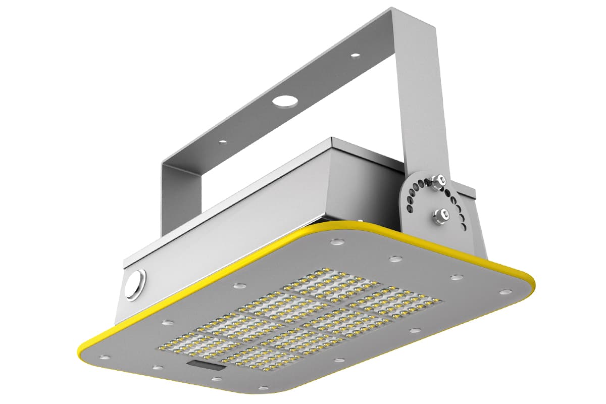 Светильник LED KEDR СБУ 2.0 Ex DC низковольтный 100Вт 15700Лм 5,0К КСС Г прозрачный рассеиватель IP67