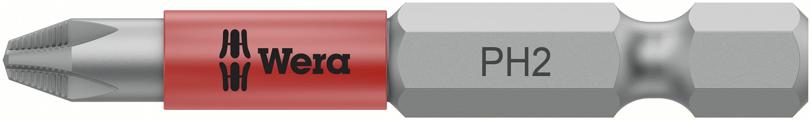 Бита 853/4 ACR SL PH вязкая твёрдость пластиковая оболочка магнит насечки Anti Cam-Out Ribs против выскальзывания хвостовик шестигранный 1/4 E 6.3 PH 2X50 мм