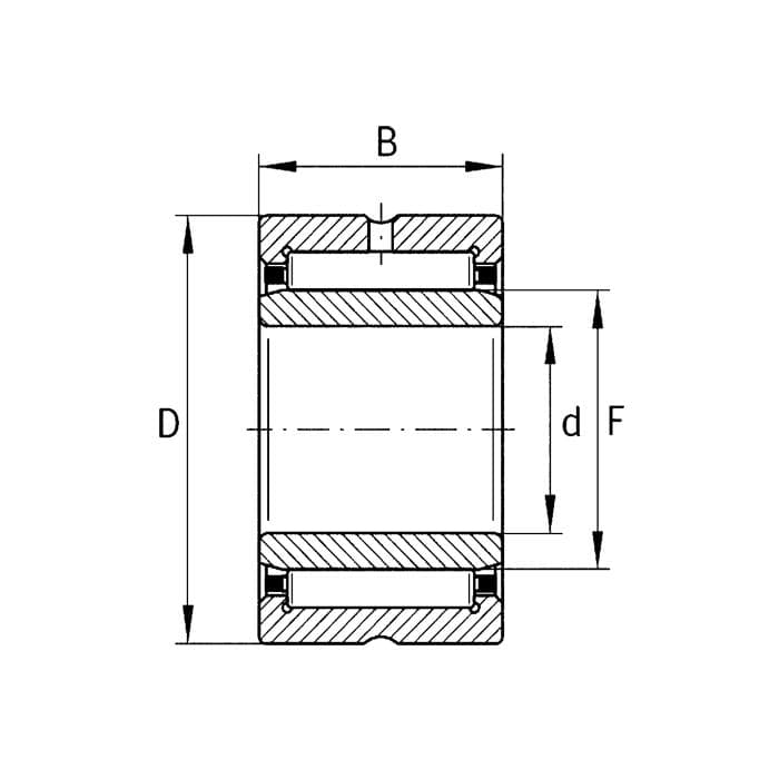 Подшипник NA4903-2RS ISKRA
