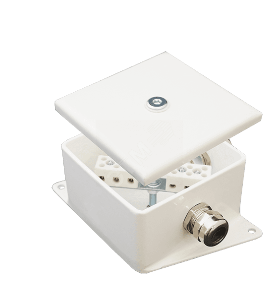 Коробка монтажная огнестойкая КМ-О (2к*60)-IP66-100х100 два ввода AD
