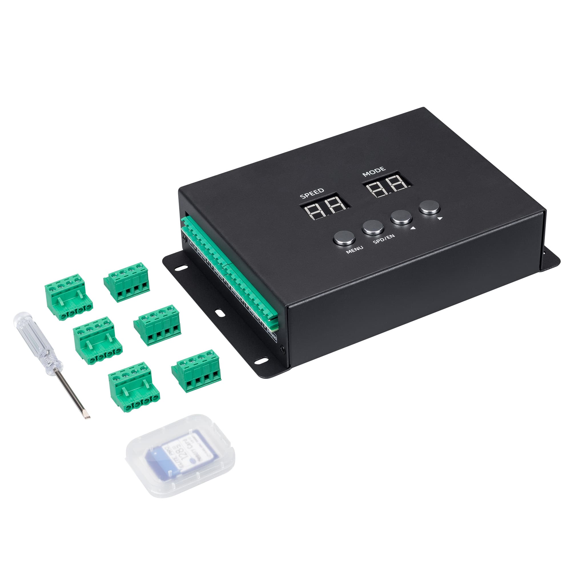 Контроллер DMX K-5000 220V, SD-card, 5x512 ARL, IP20 Металл, 1 год