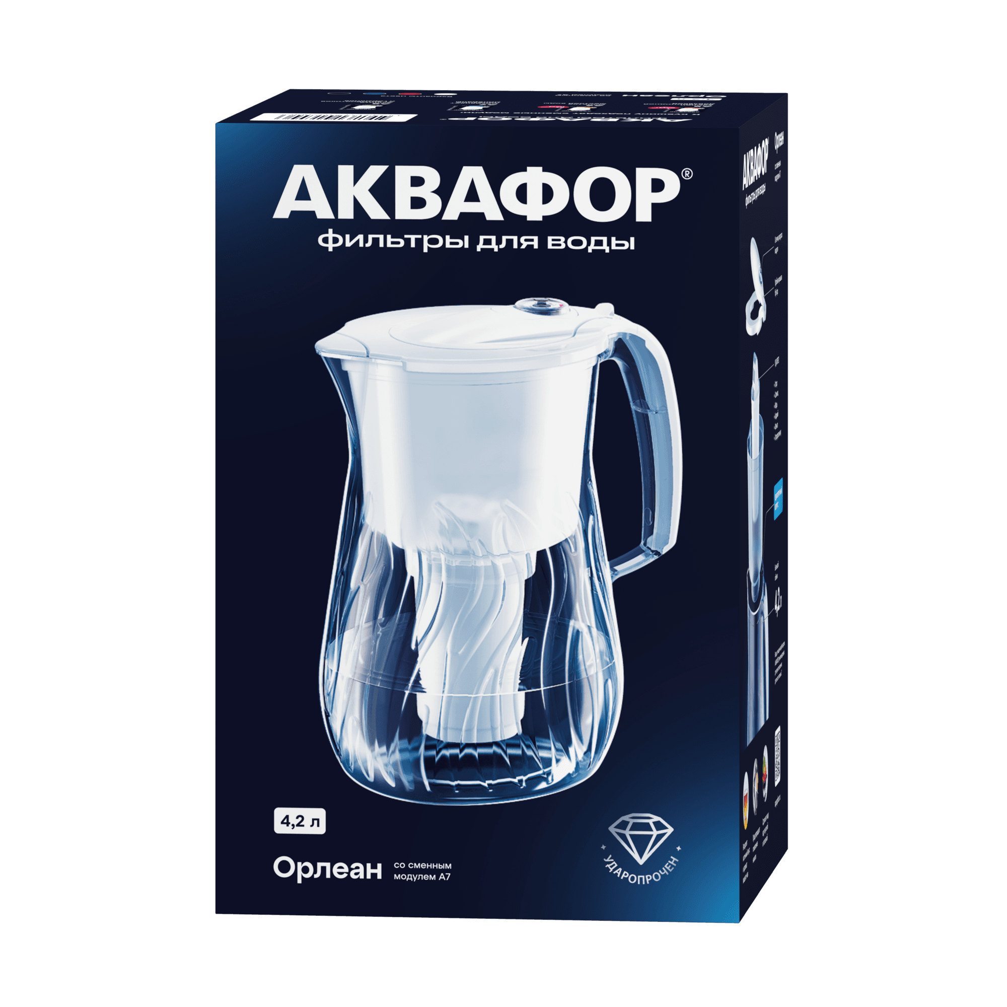 Фильтр-кувшин Орлеан Р140А5FM (синий-кобальт)