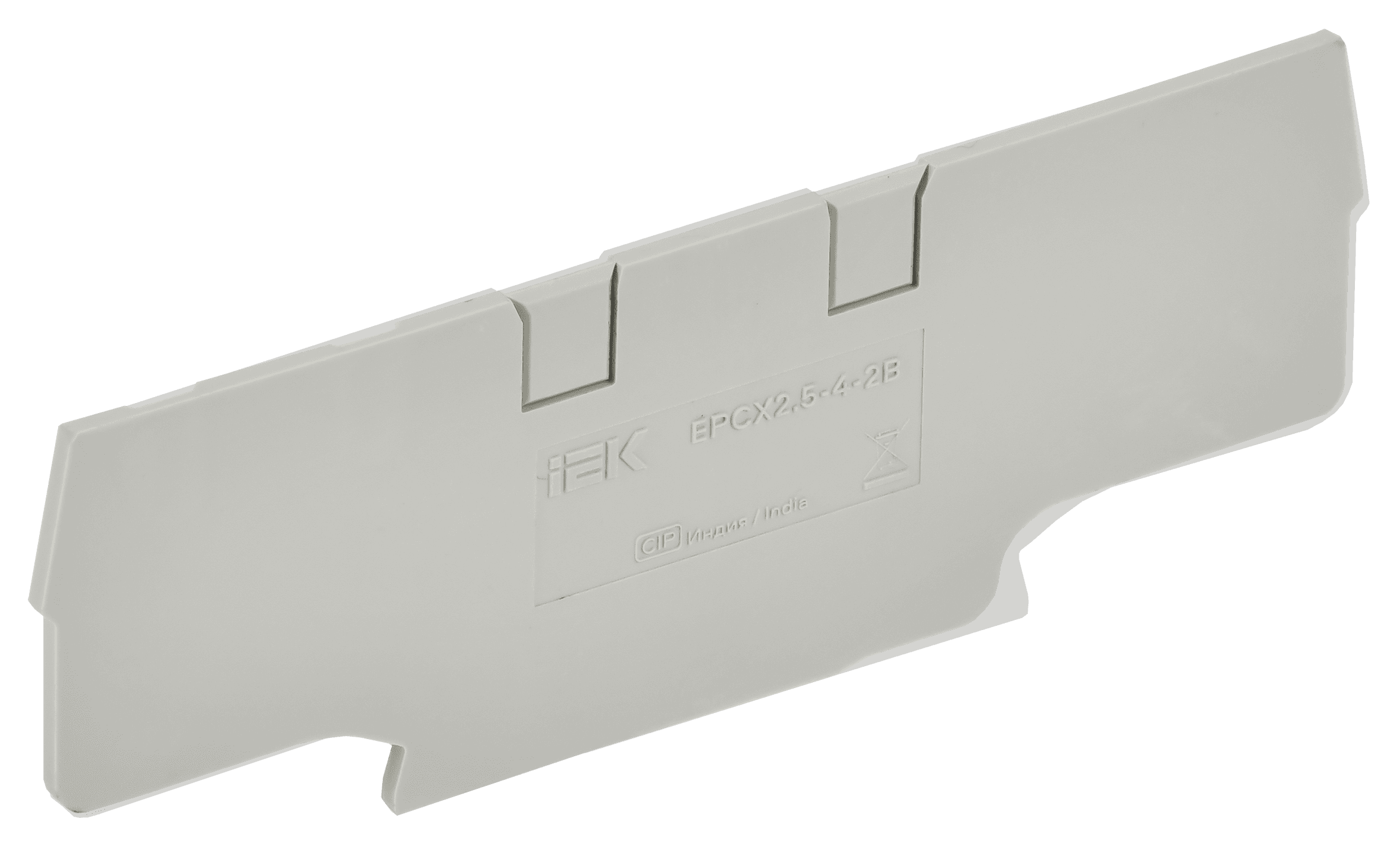 ARMAFIX Заглушка EPCX2.5-4-2B для колодки клеммной CX2.5-4-2B серая IEK