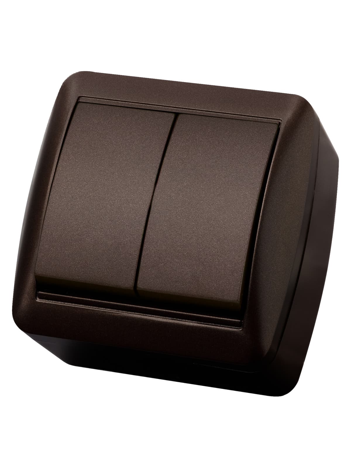 Выключатель 2-кл. открытой установки IP44 10А     шоколад Селигер TDM SQ1818-0202 TDM ELECTRIC