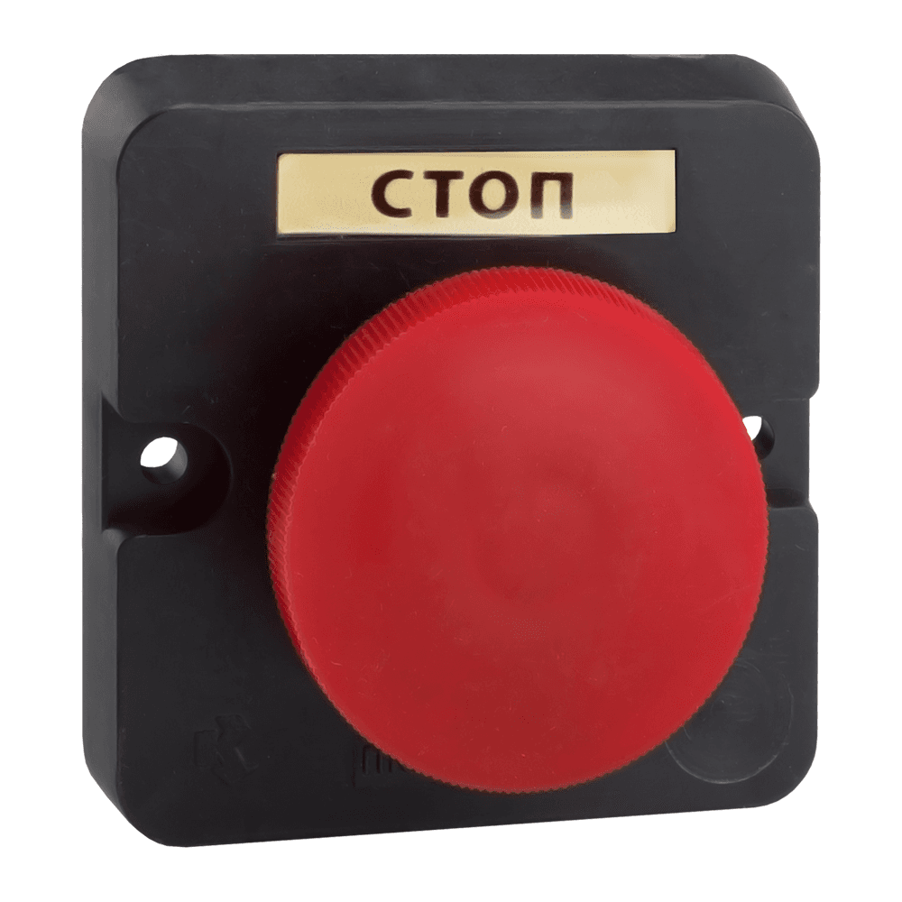 Пост кнопочный ПКЕ 122-1-У2-IP54- (красный гриб)