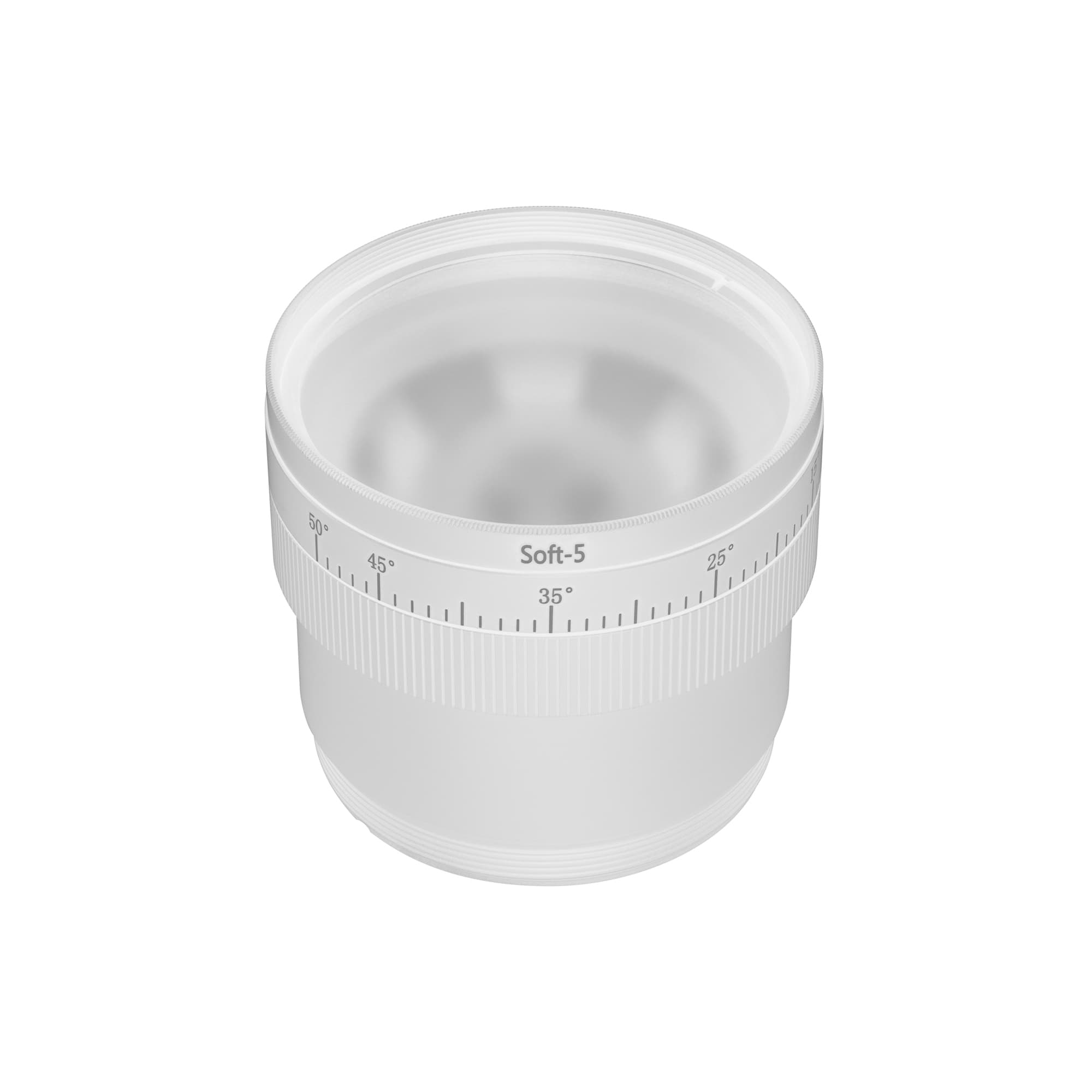 Насадка с изменяемым углом LGD-ARTIFACT-ZOOMLENS-R65, WH, 10-50 deg, металл