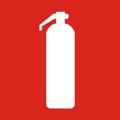 Пиктограмма Огнетушитель ППБ 0003 200х200 PC-M