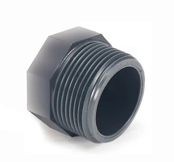 Заглушка с наружной резьбой 2' PVC-U PN16 COMER (Италия)