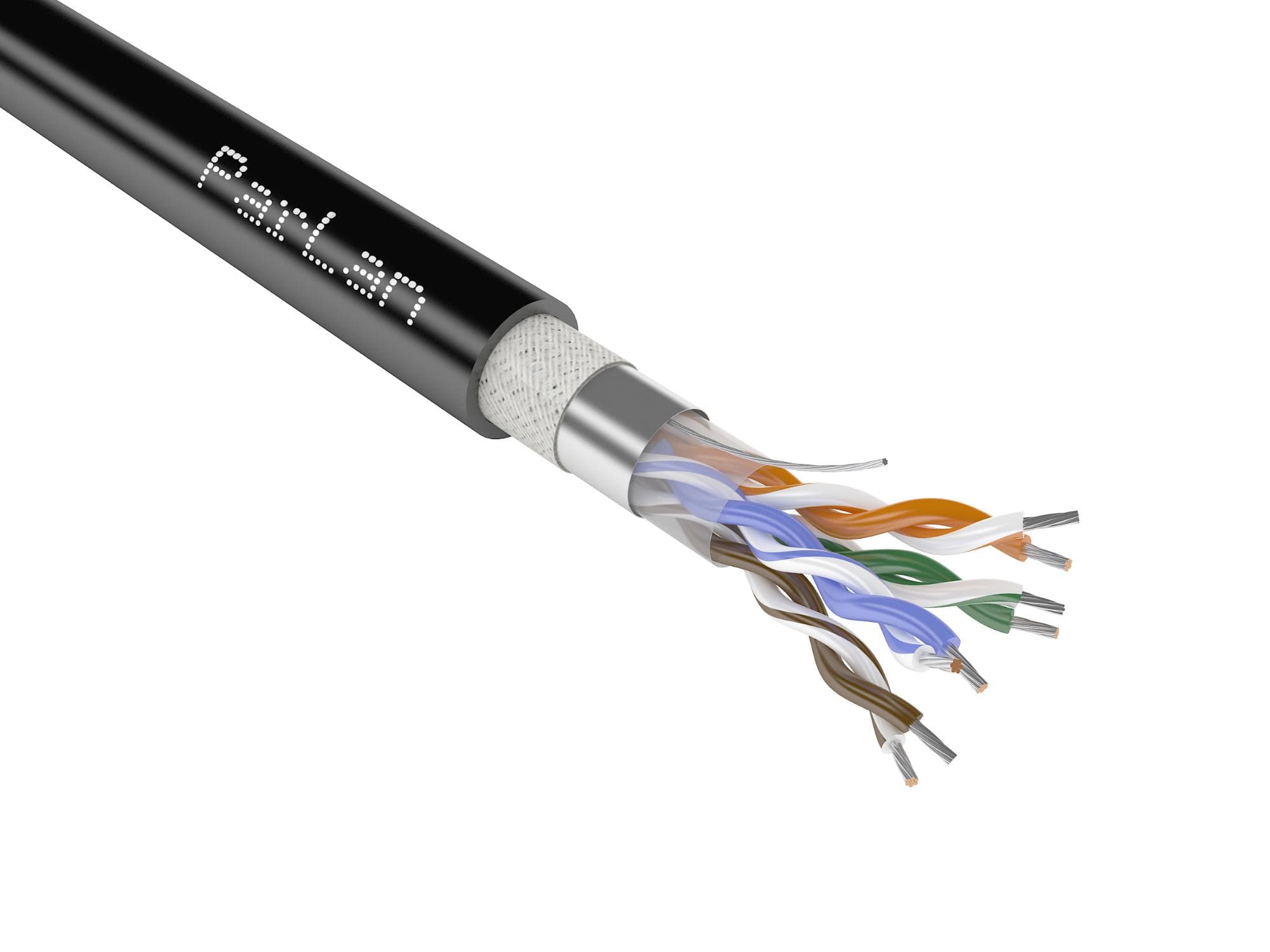 Витая пара ParLan Patch F/UTP Cat 5e ZH Мнг(А)-HF 4х2х0.48