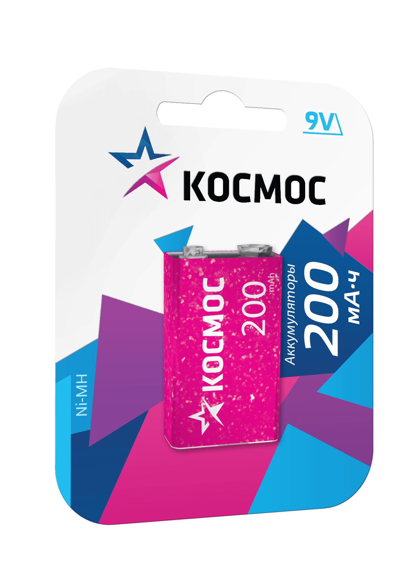 Аккумулятор 200мАч 6F22 NiMh 1Bl
