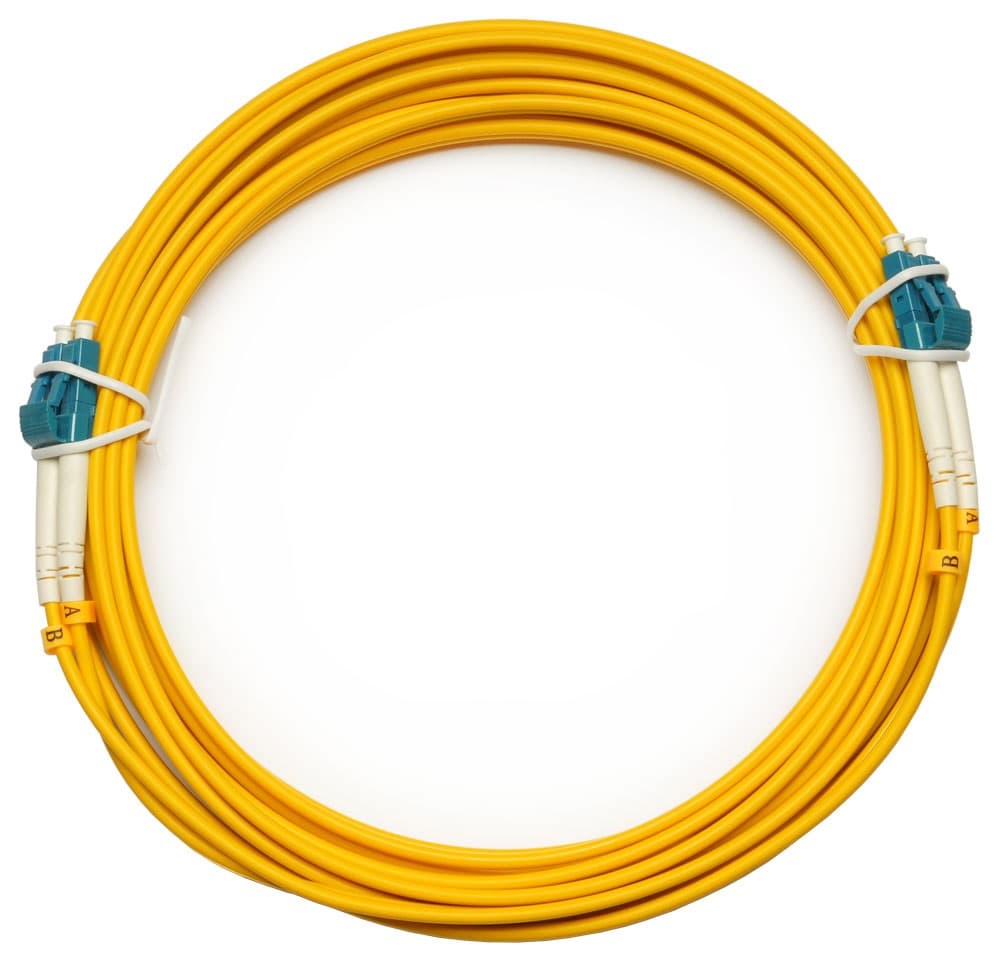 Патч-корд оптический duplex LC-LC 9/125 sm 0.5м LSZH