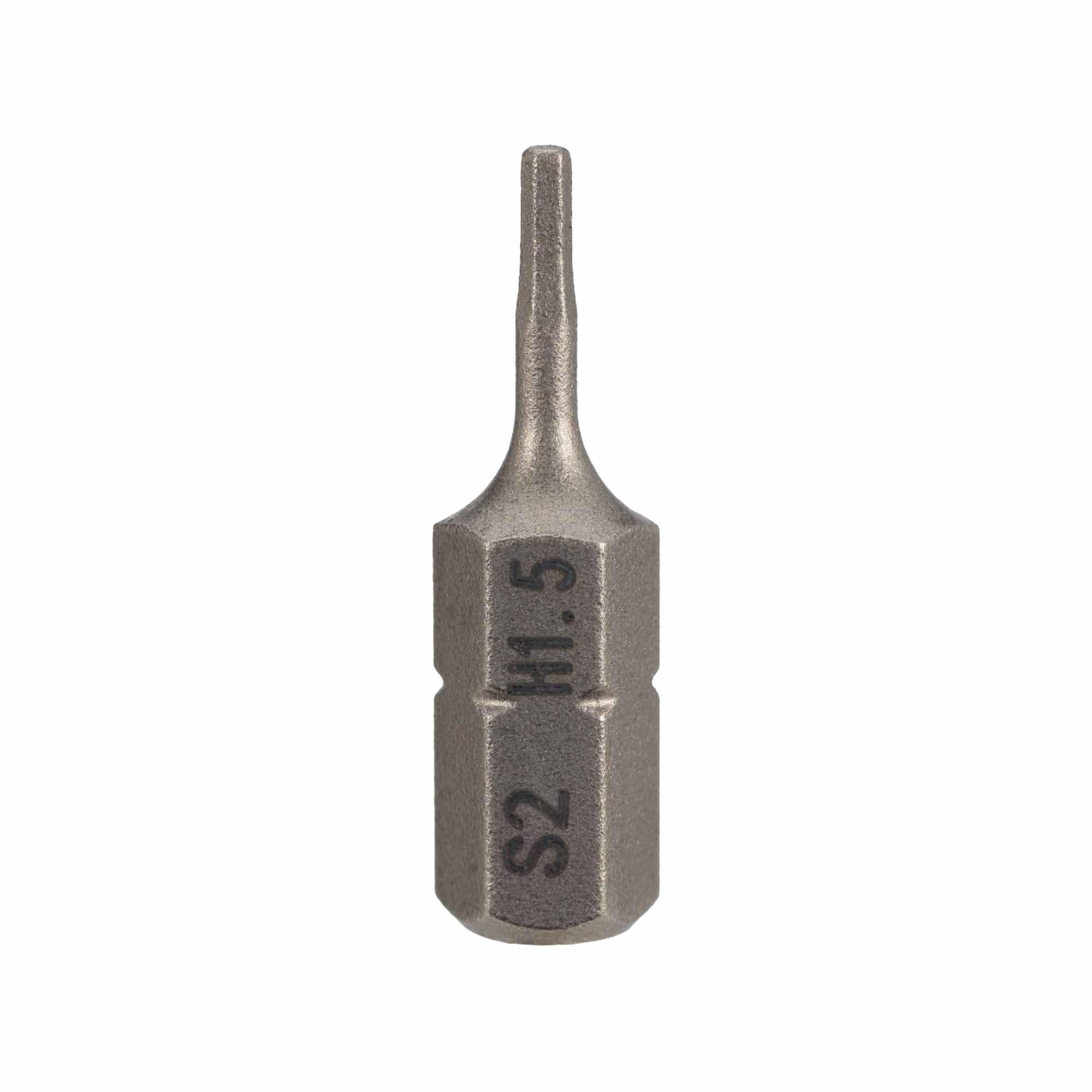 Бита шестигранная HEX1,5х25мм S2