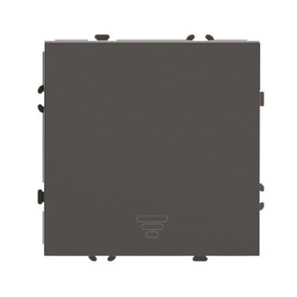 Выключатель одноклавишный самовозвратный (механизм) 250В 10А антрацит soft touch серия Эмили STEKKER
