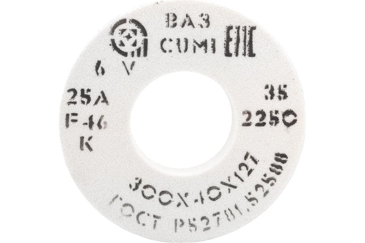 Круг шлифовальный 12335 1 300х40х127 25А F46 K 6 V 2250 35 м/с