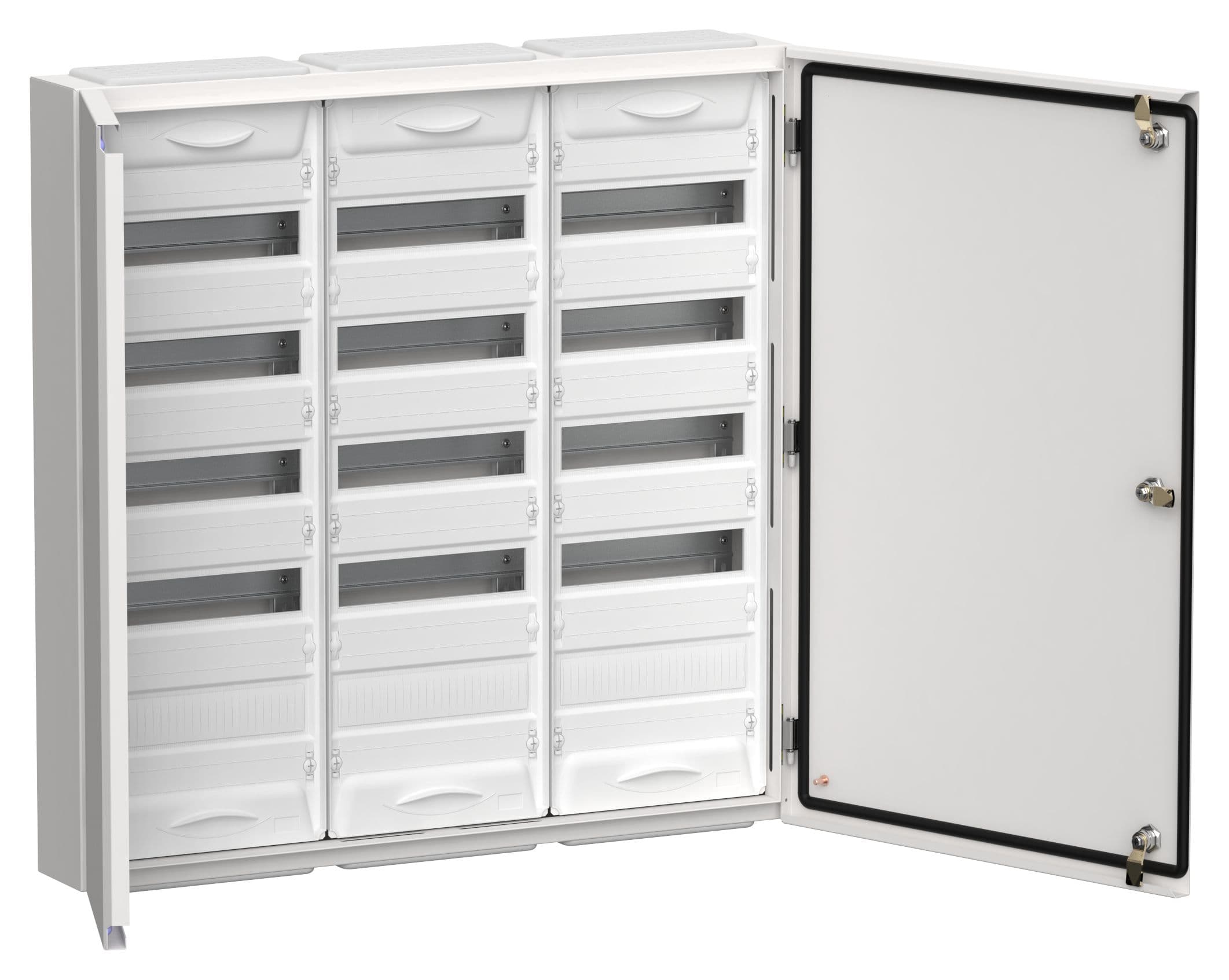 TITAN 5 Корпус металлический ЩРн-180 (3х60) 835х830х140 IP54 белый (две двери)