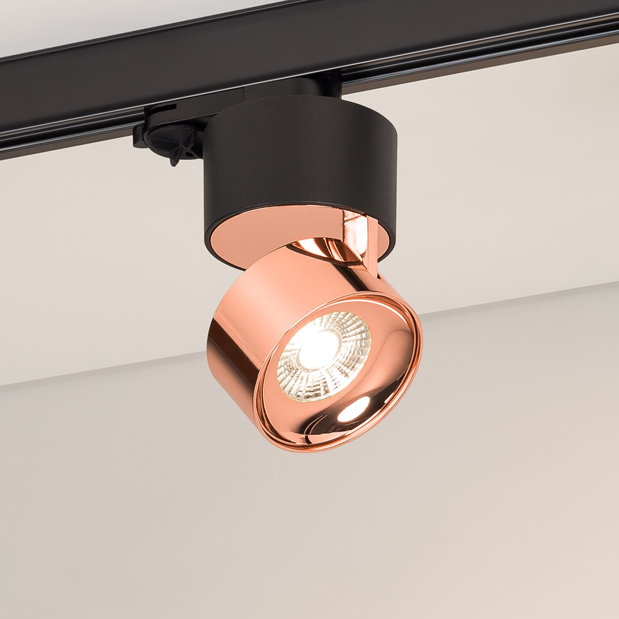 Светильник светодиодный трековый SP-PLURIO-TRACK-4TR-R77-9W Day4000 (BK-COP, 36 deg, 230 В) (ARL, IP20 Металл, 3 года)