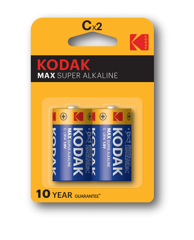 Батарейка Kodak LR14-2BL MAX SUPER Alkaline [KC-2] (20/200/6000)