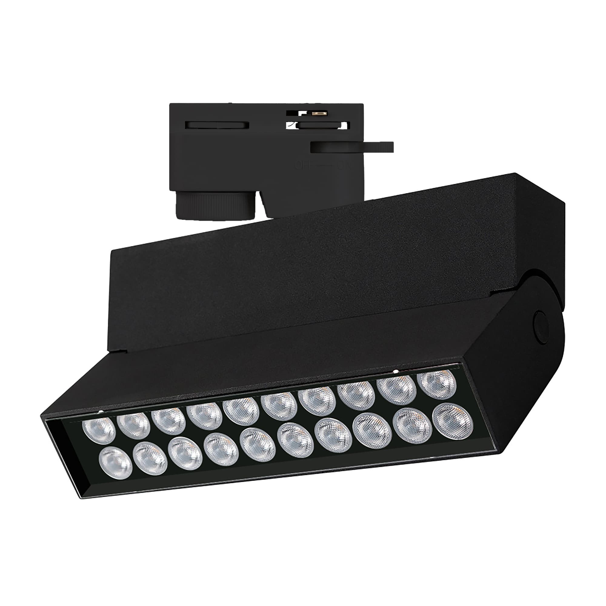 Светильник LGD-LOFT-TRACK-2TR-S170-10W Warm3000 (BK, 24 deg, 230 В) ( IP20 Металл, 3 года)